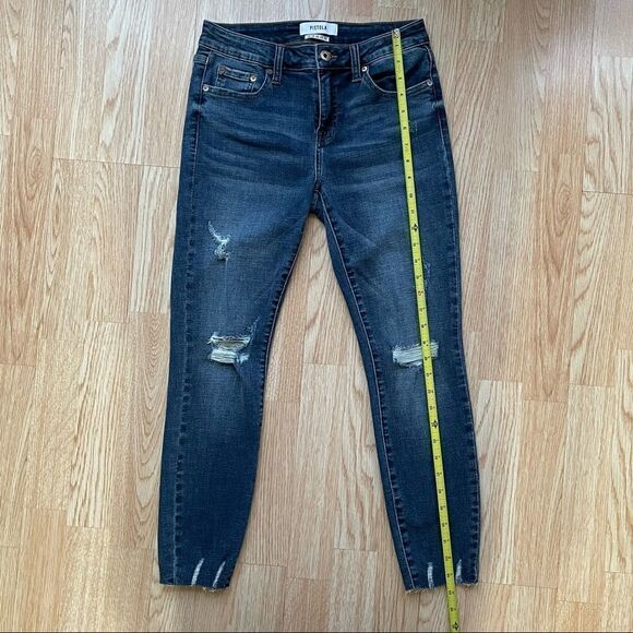 Pistola Distressed Skinny Jeans - Size: 26 - Picture 6 of 8